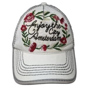 Enjoy The City Amsterdam Strapback 5 Panel Cap Multi One Size Floral Robin Ruth